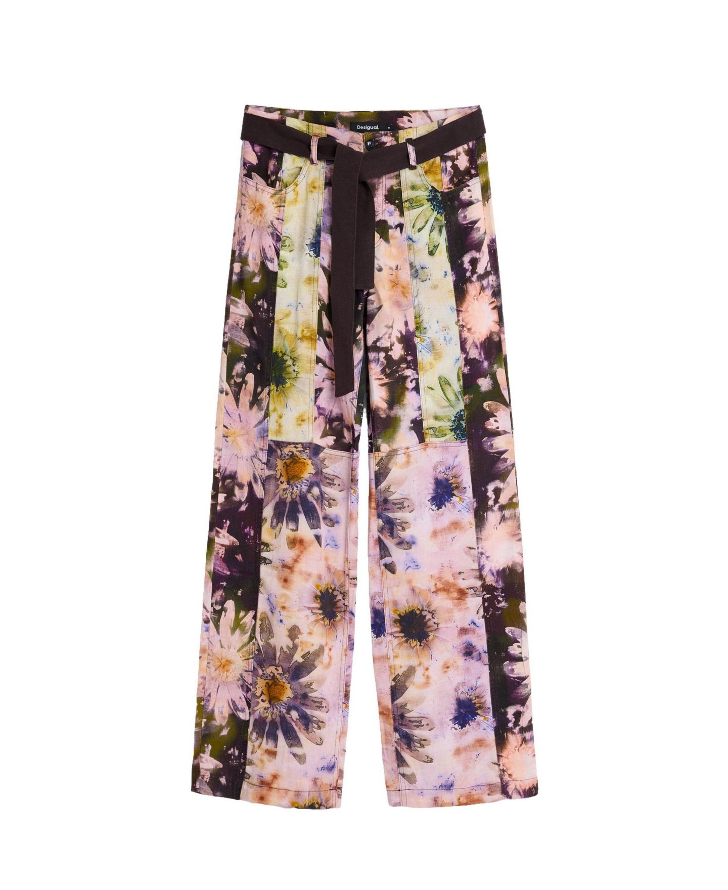 Женские брюки Desigual Long Printed, цвет: Разноцветный — фото 5