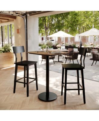 PureShield Tabletop with Seam-Free Surface Innovation and Bar Height Base