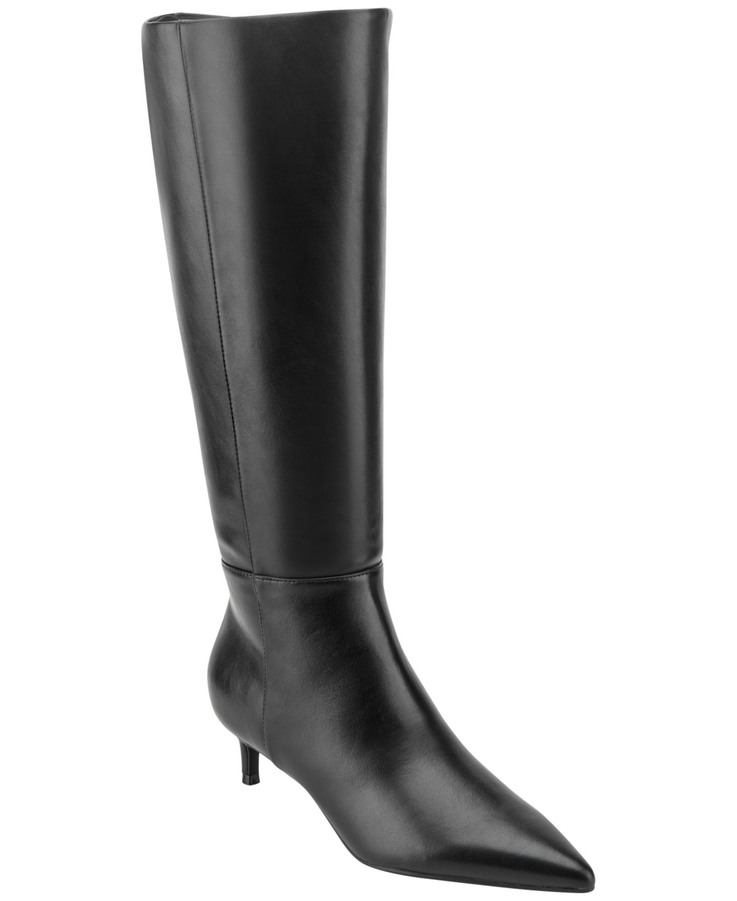 Женские ботинки Bandolino Sloan Tall Kitten Heel Dress Boots, Regular & Wide Calf, цвет: Чёрный — фото 1