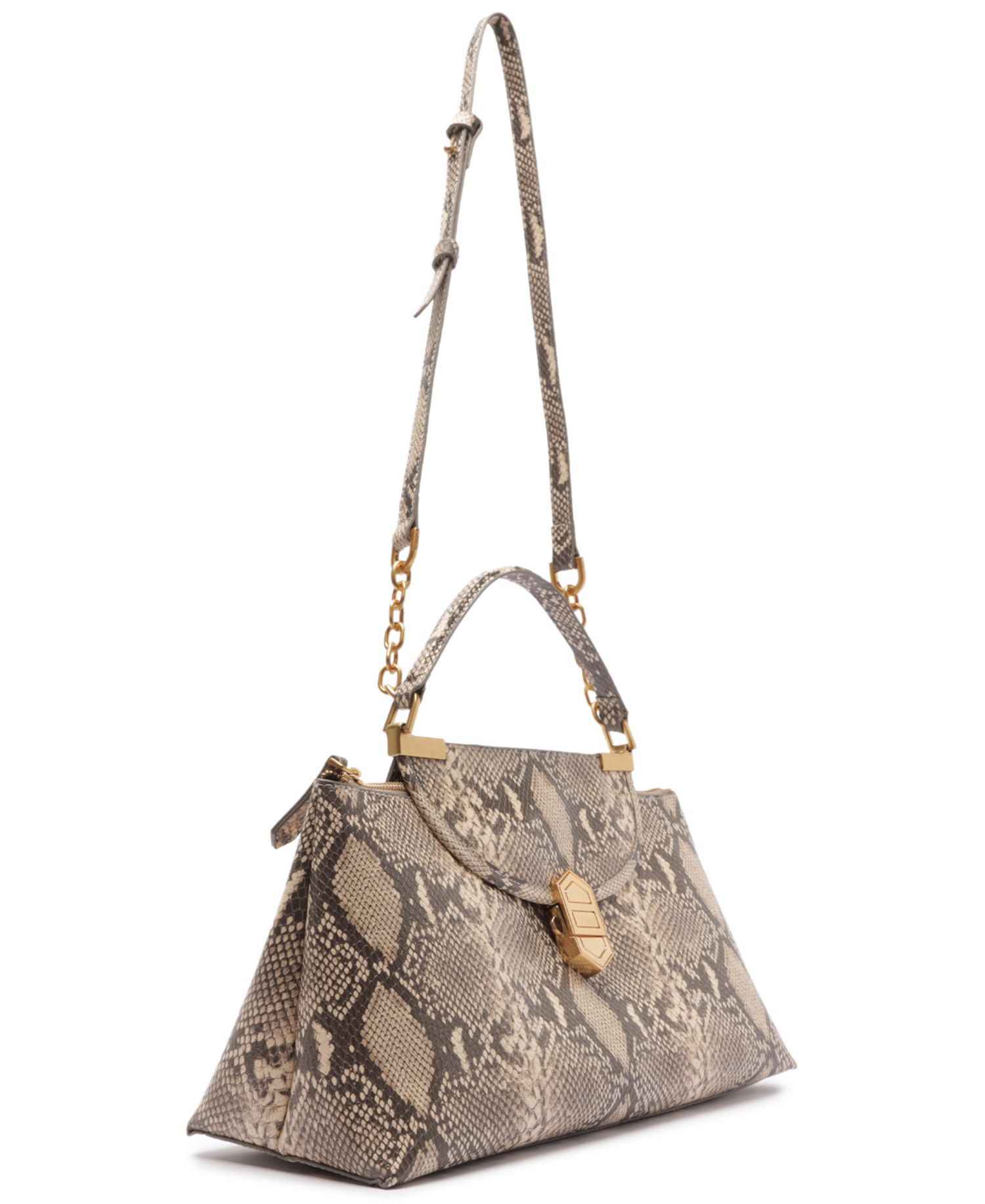 Everly Leather Large Satchel Handbag