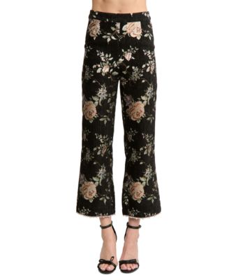 Women's Jasmine High-Waisted Cropped Wide-Leg Pants