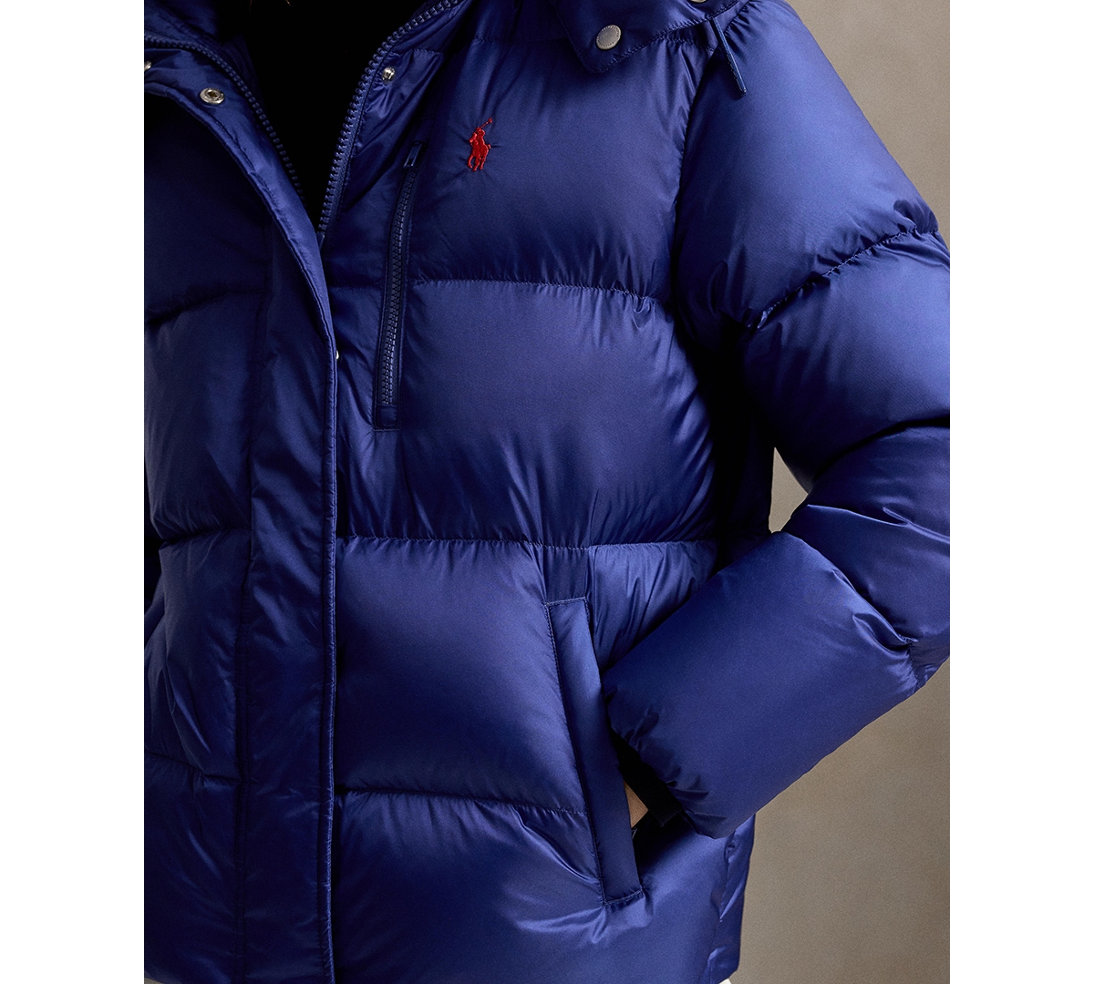 Polo Ralph Lauren Women's Water-Resistant Long Sleeve Quilt Jacket