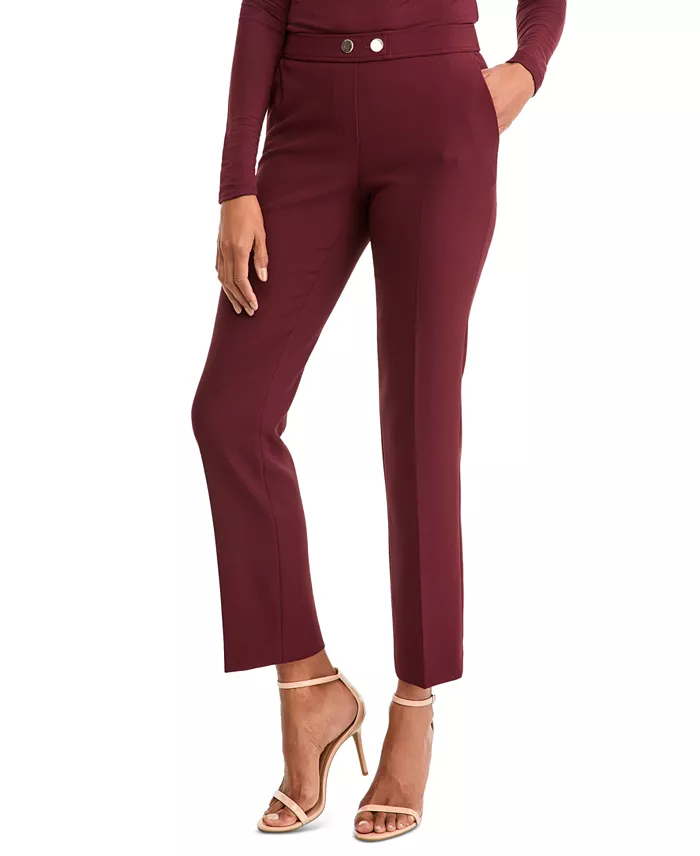 Women's Mid-Rise Straight-Leg Pants - thumbnail 5