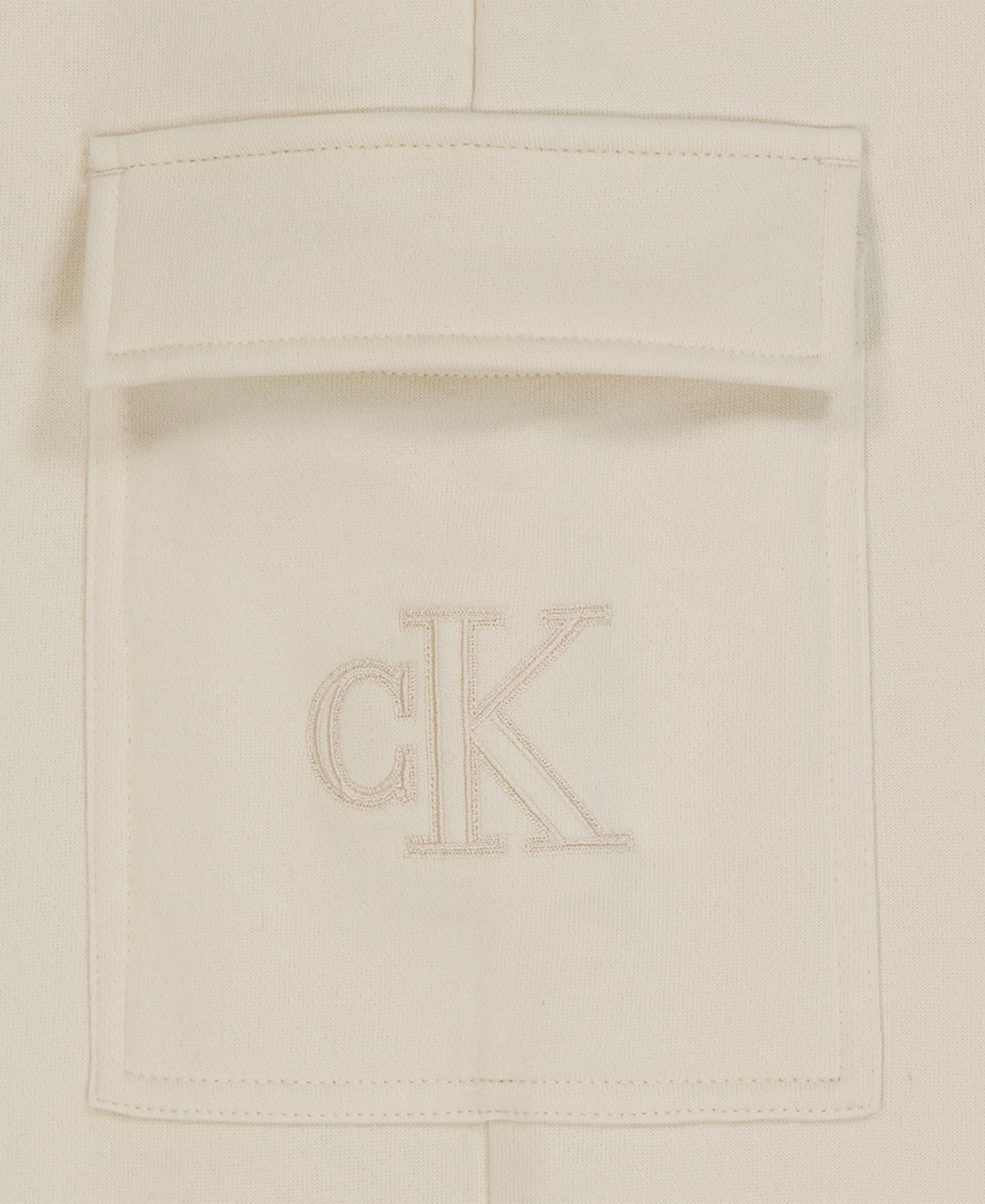 Брюки Calvin Klein Monologo Wide-Leg Cargo Fleece для девочек, цвет: Орхидея ледяной — фото 9