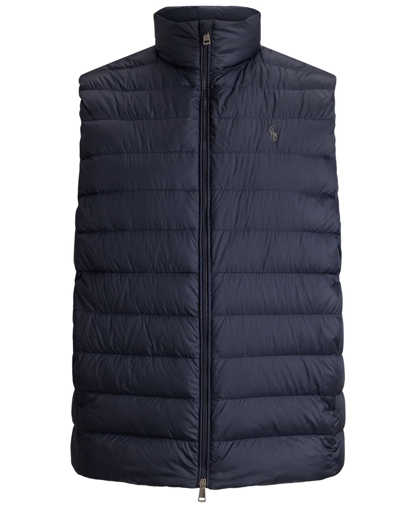Мужской жилет Polo Ralph Lauren Big & Tall Colden Packable Down Vest, цвет: Тёмно-синий — фото 6