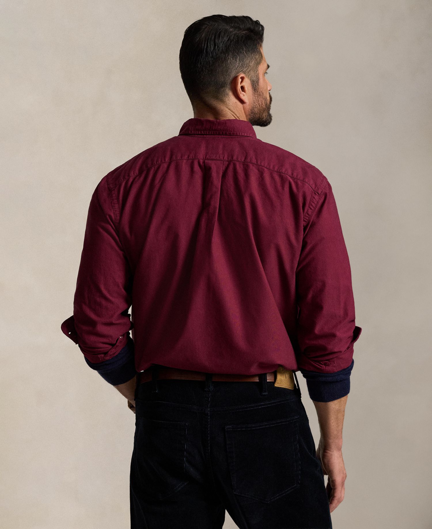 Men's Big & Tall Garment-Dyed Oxford Shirt
