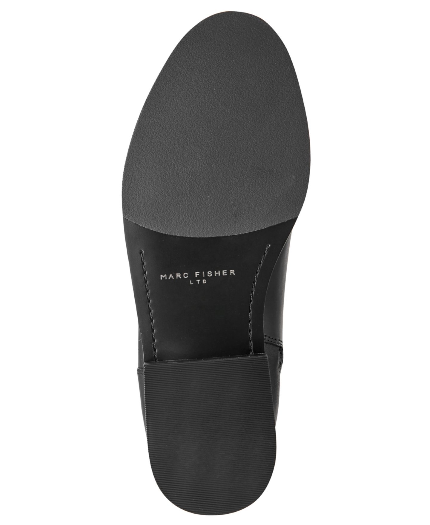 Женские ботинки Marc Fisher LTD Florina Tall Flat Dress Boots, Regular & Wide Calf, цвет: Чёрный кожаный — фото 4