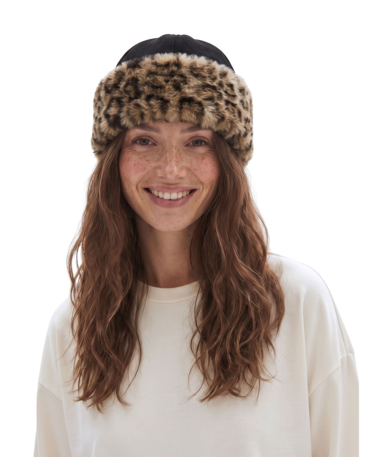 Leopard Suede Hat