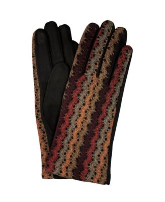 Open Weave Suede Gloves