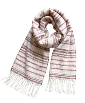 Stripe Tassel Scarf