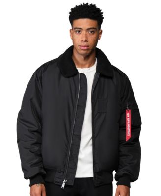 Men's B-15 Relaxed-Fit Sherpa-Lined Water-Resistant Flight Jacket