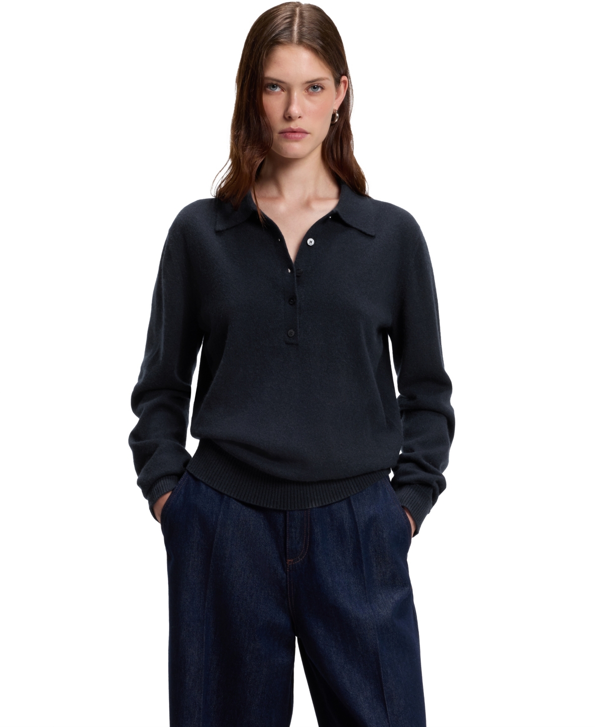 Boss by Hugo Boss Women's Cashmere Polo Sweater