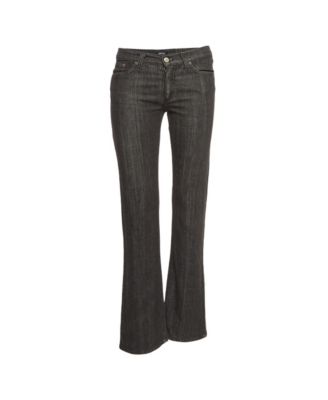 Women's Mid-Rise Bootcut Embroidered Denim Jeans