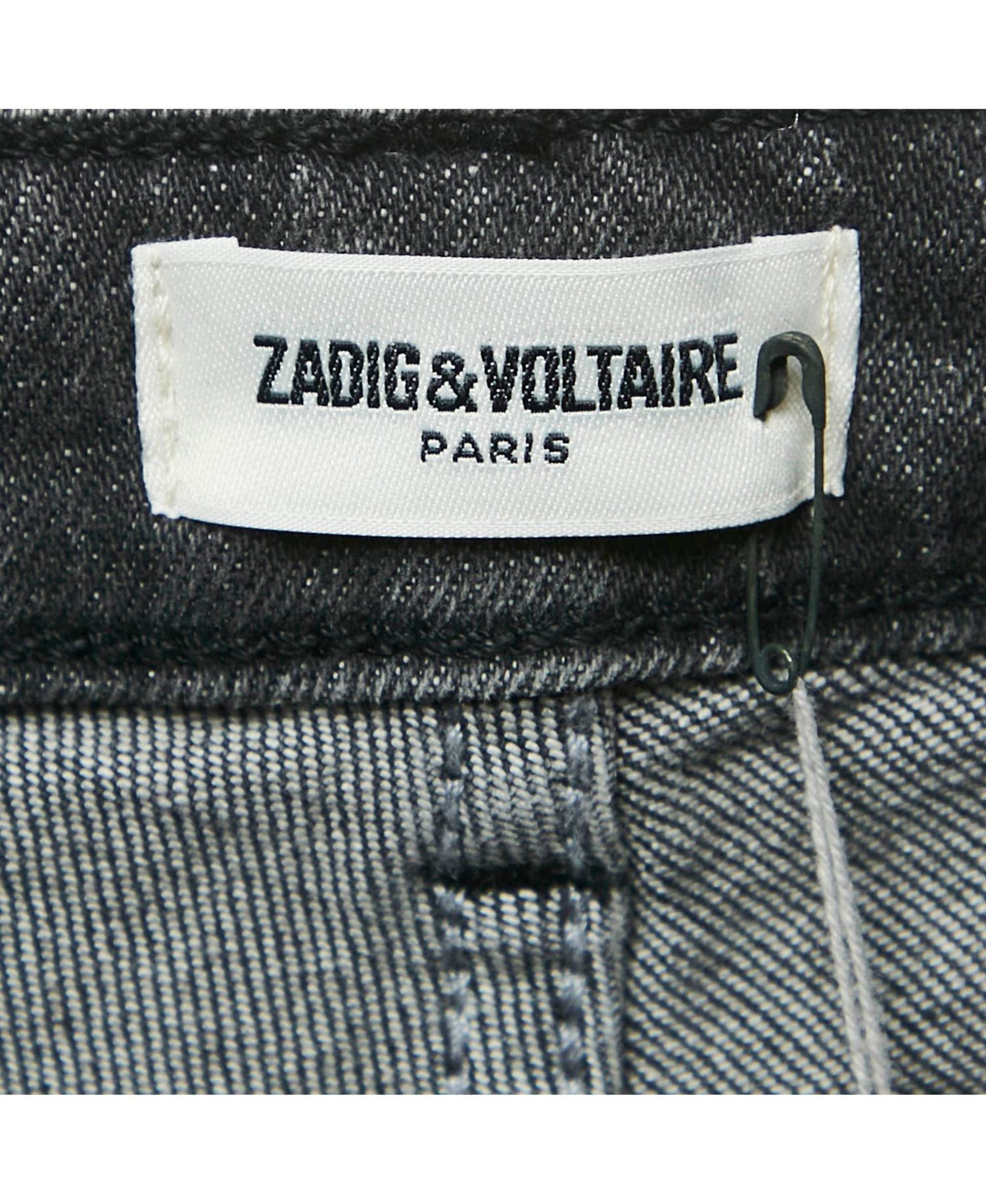 Zadig & Voltaire Women's Eva Patch Mid-Rise Skinny Jeans