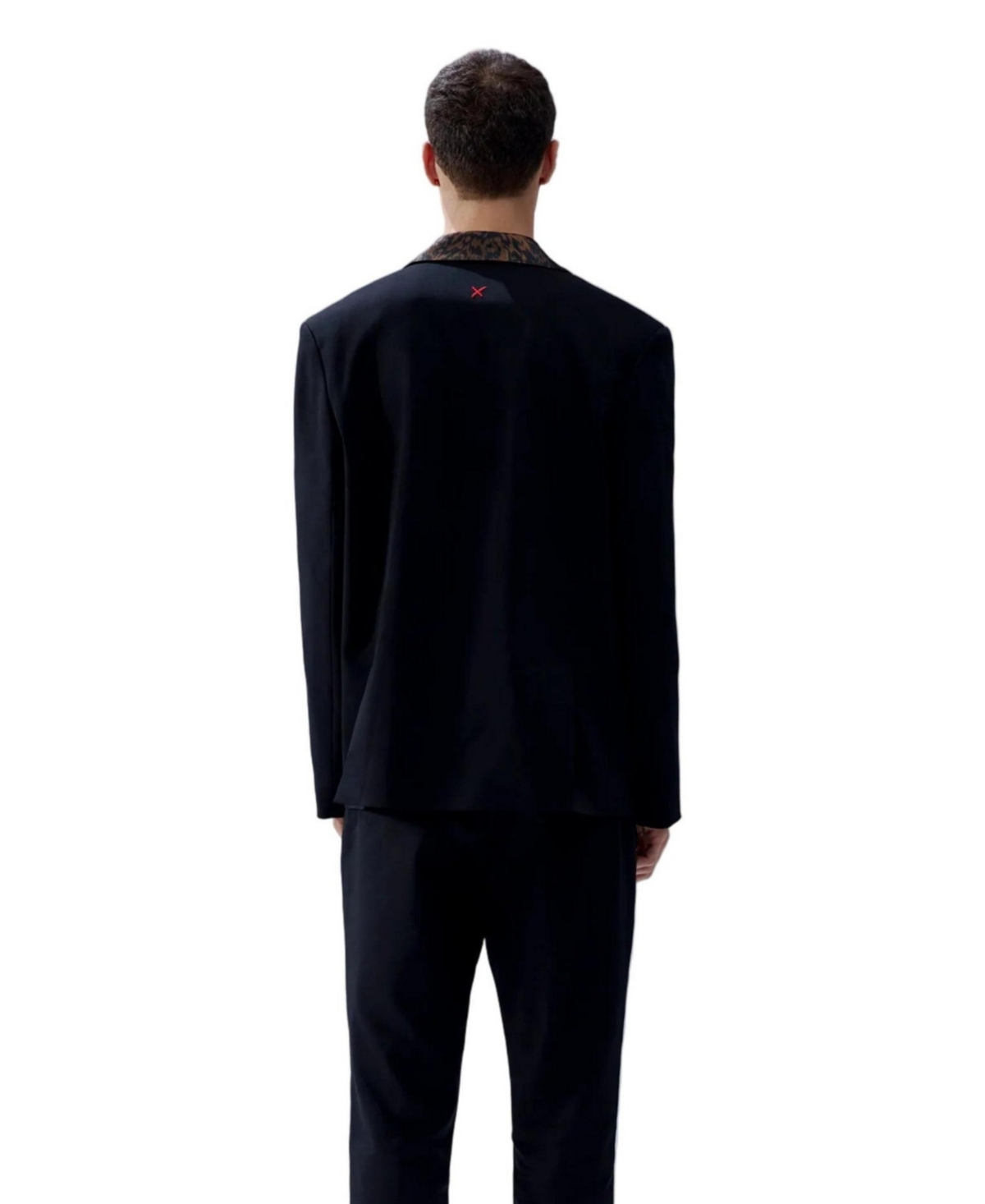 Pcfg Men's Your Itch Kangaroo-Collar V-Neck Lightweight Blazer