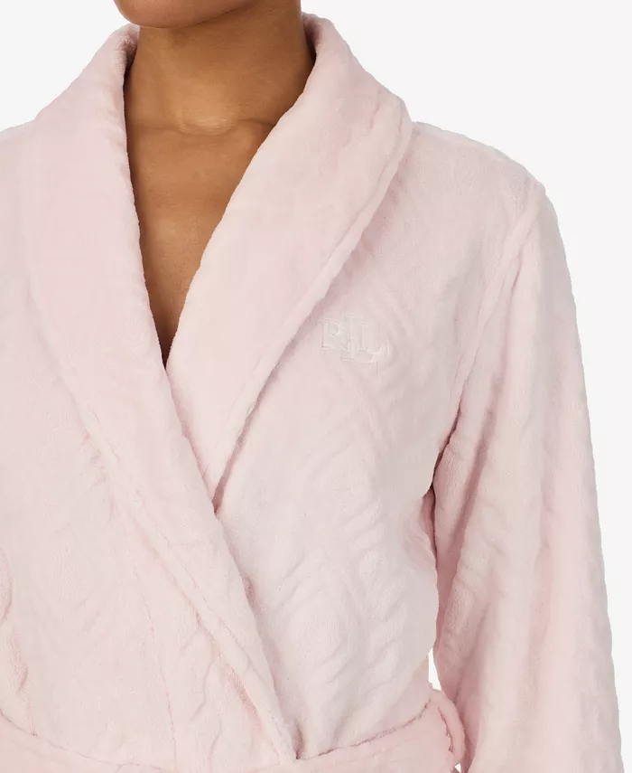 Women's Self-Tie Belt Short Robes - thumbnail 8