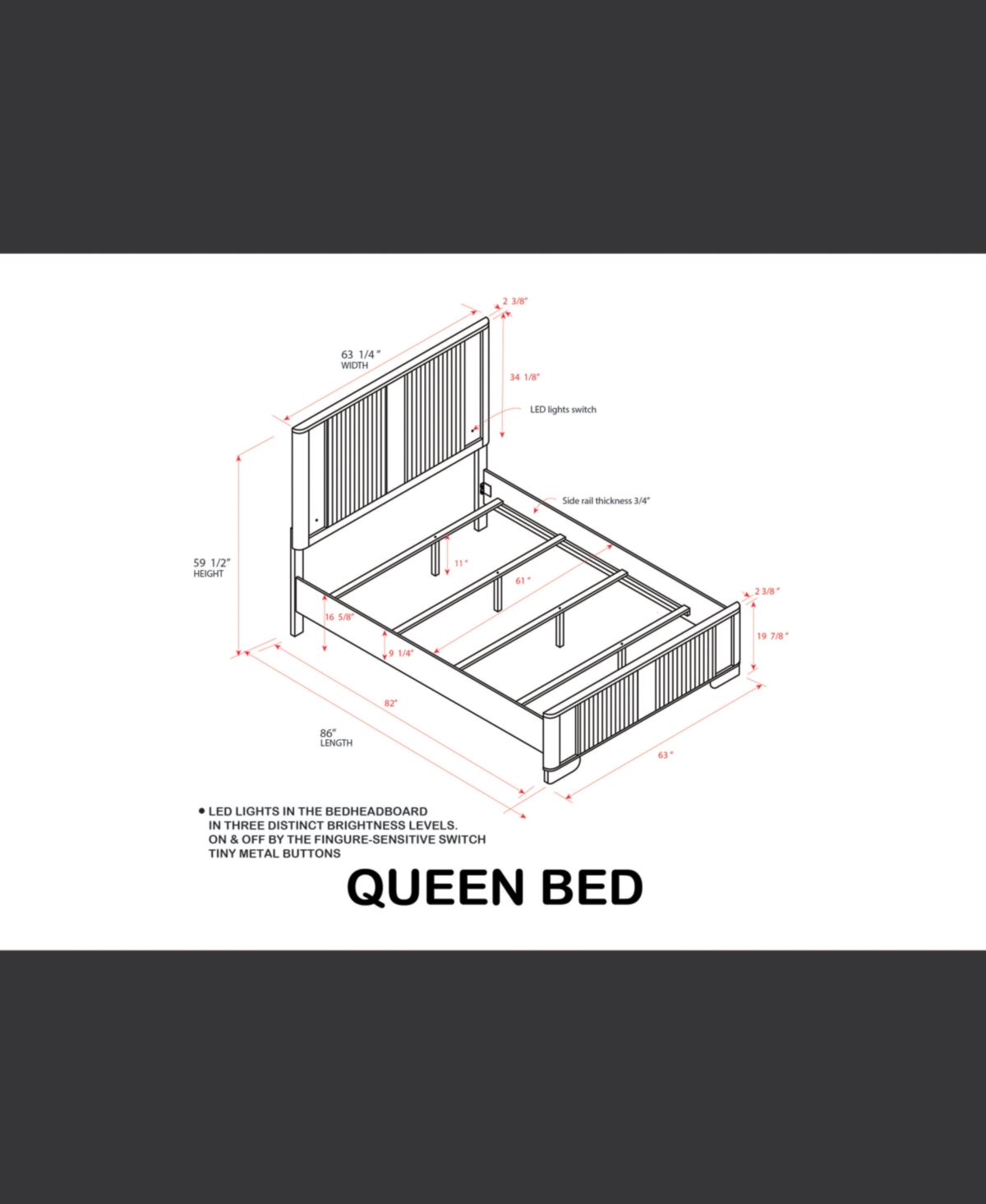 Kings Brand Furniture Bedroom Set