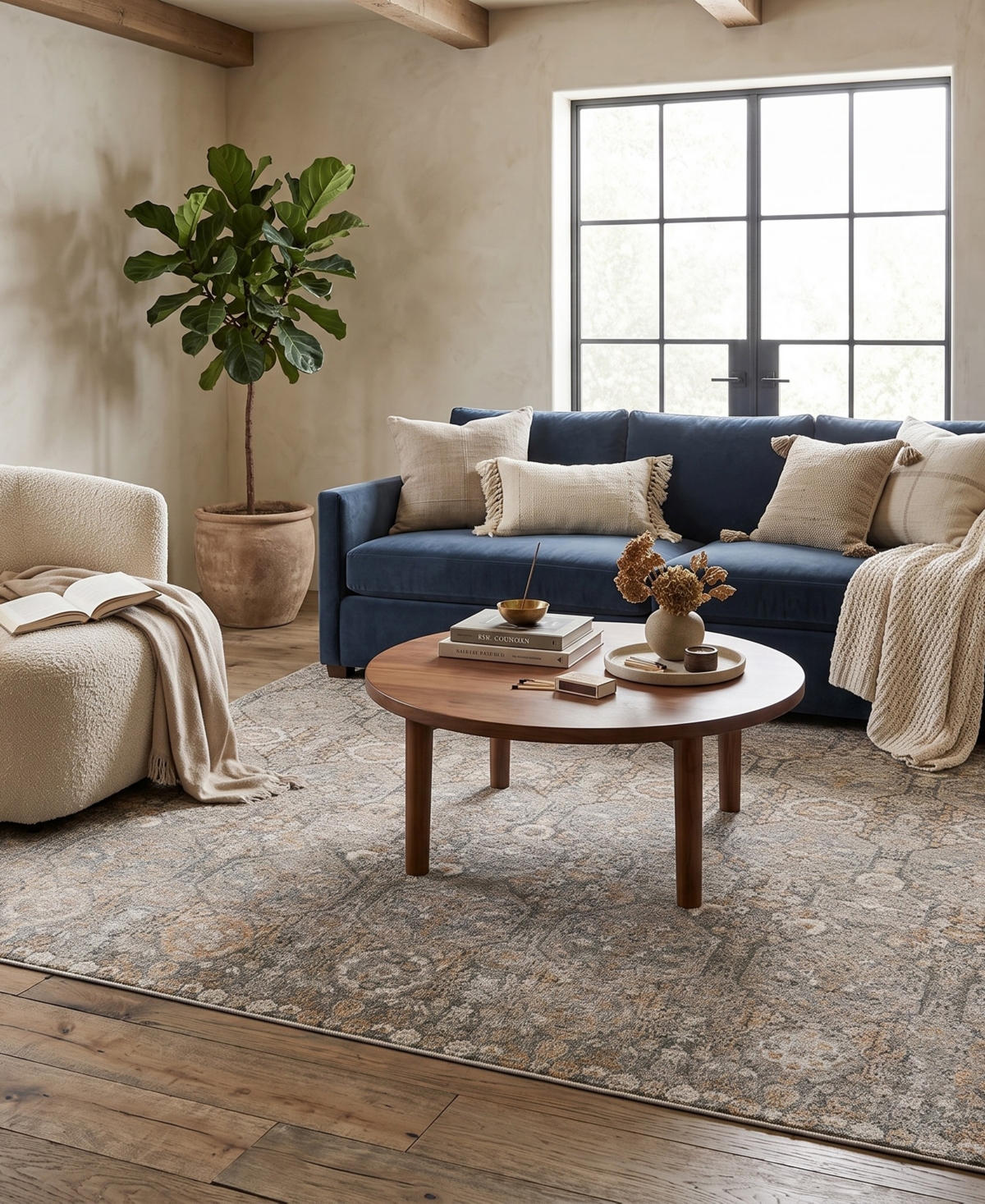 Lr Home Garza Vio-133 4' x 6' Area Rug