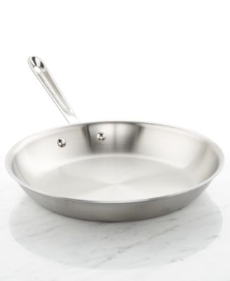 All-Clad D5 Brushed Stainless Steel 6 Qt. Covered Saute Pan - Macy's