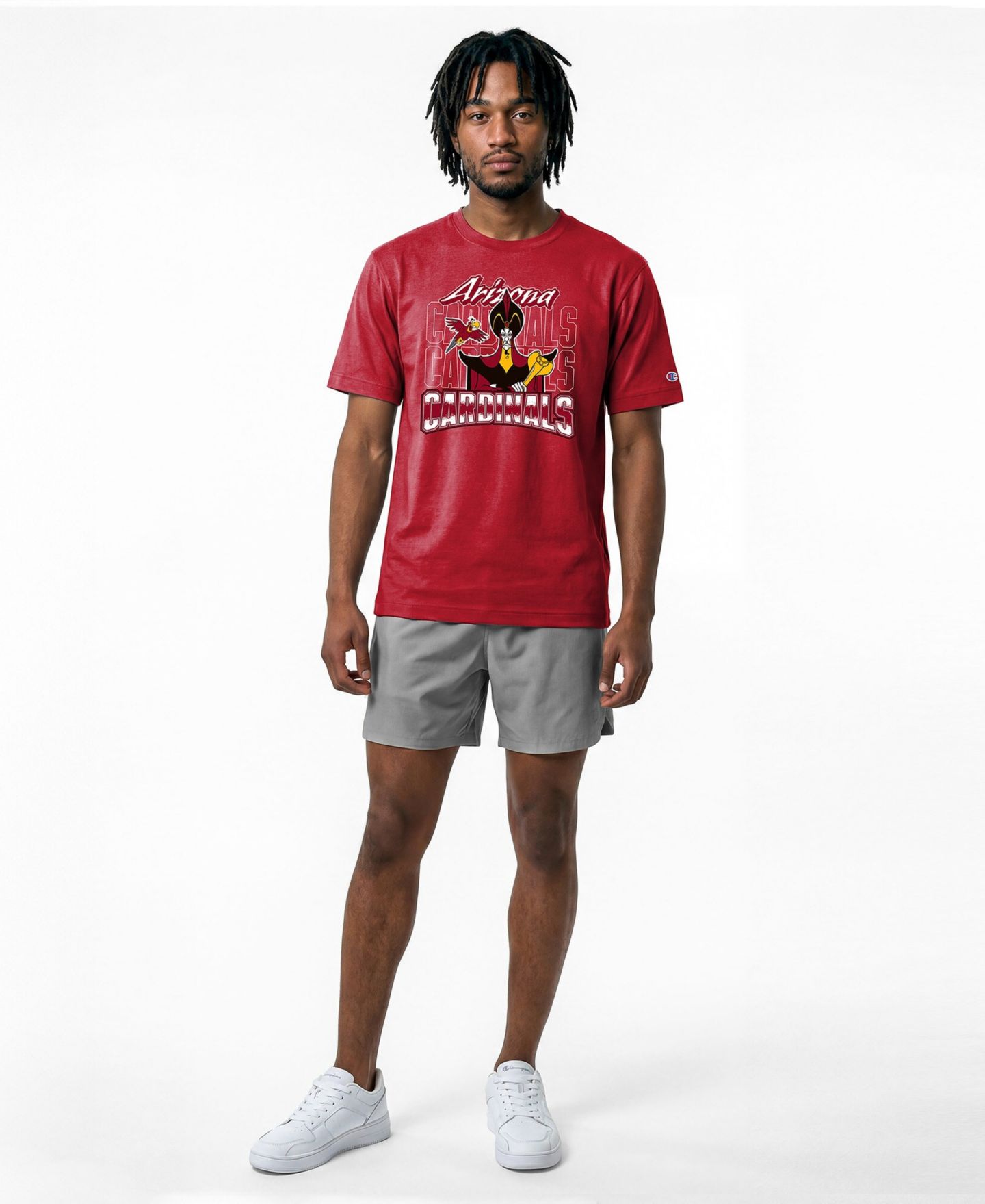 Мужская футболка Champion Bright Cardinal Arizona Cardinals Disney X Champion All Star — фото 3