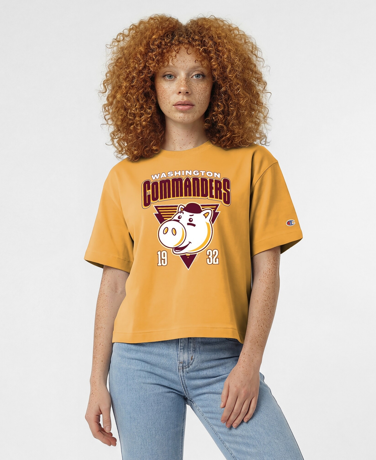Champion Women's Gold Washington Commanders Disney X All Star T-Shirt