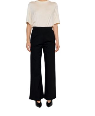 Women's Luna High-Rise Wide-Leg Tailored Trousers