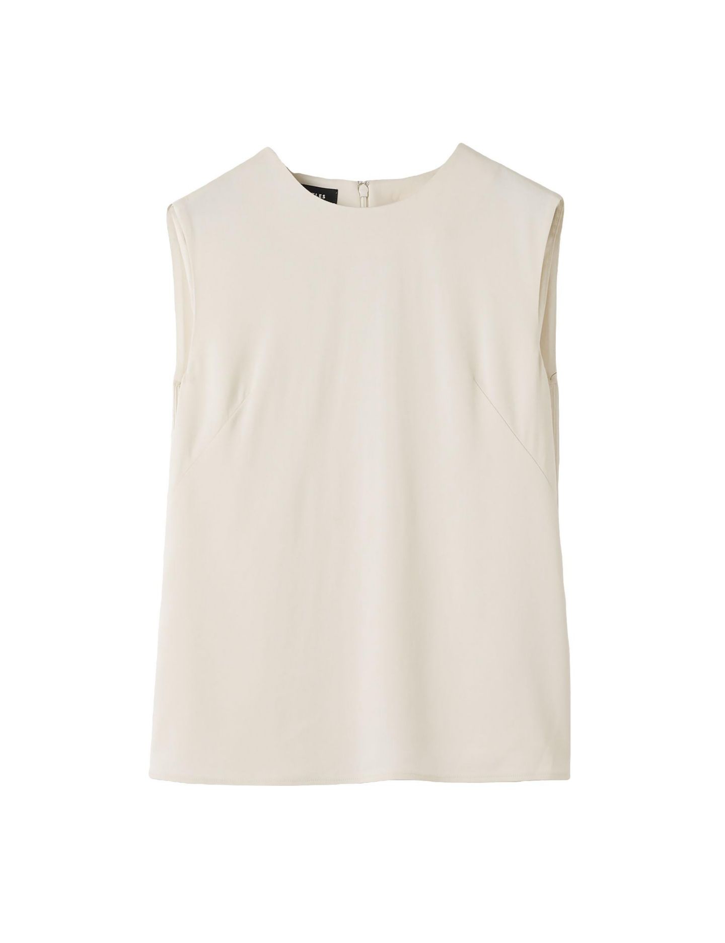 Женская блузка Whistles Cascading Back Fringe Round Neck, цвет: Слоновая кость — фото 4