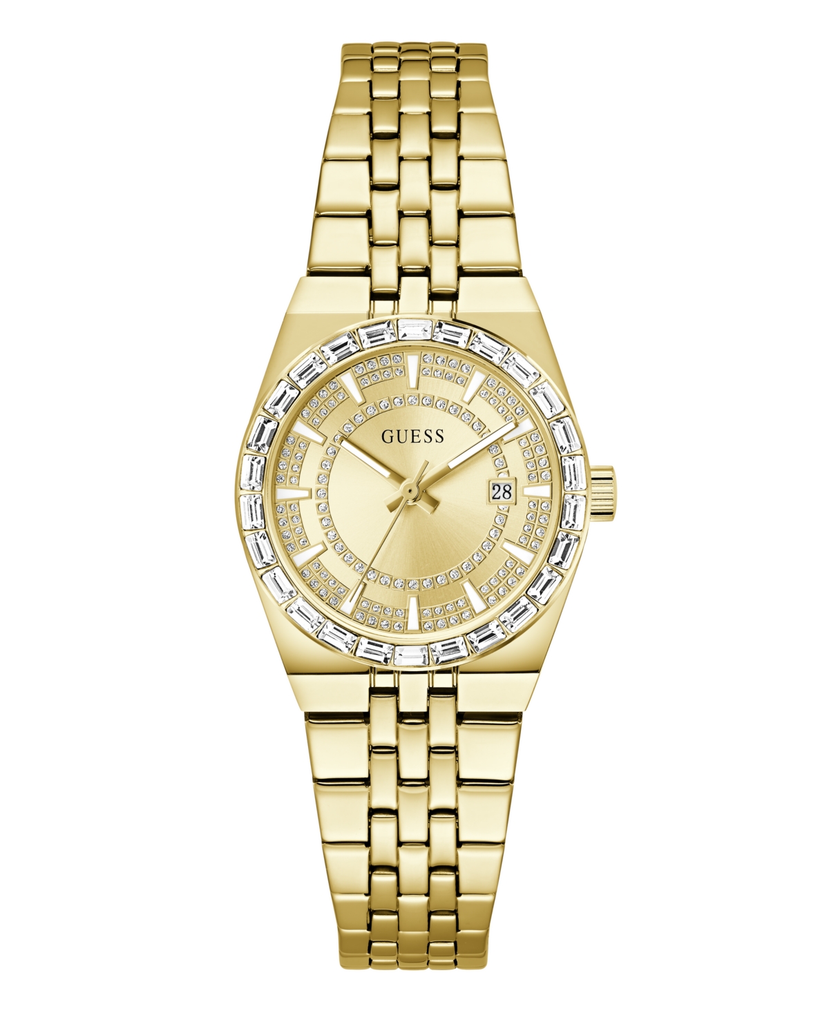 Guess Women's Quartz Gold-Tone Stainless Steel Watch 32mm - Gold