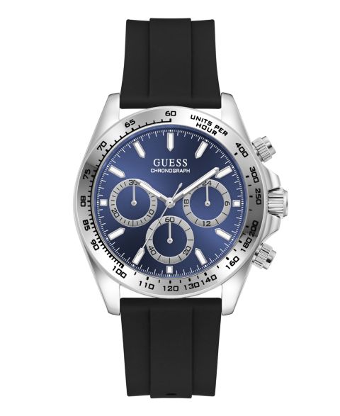 Мужские часы GUESS Quartz Black Stainless Steel 42mm