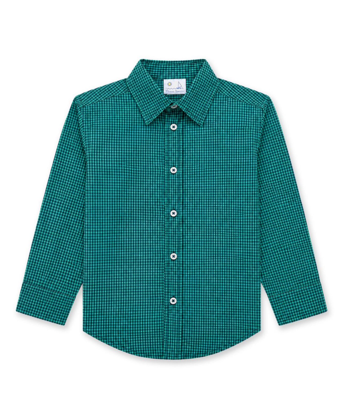 Florence Eiseman Boys' 4-6 Check Long-Sleeve Button-Down Shirt