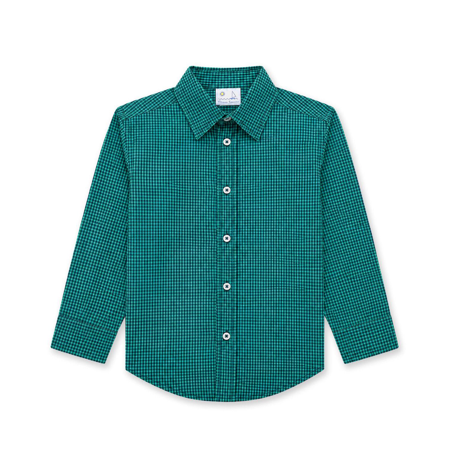 Boys' 4-6 Check Long-Sleeve Button-Down Shirt