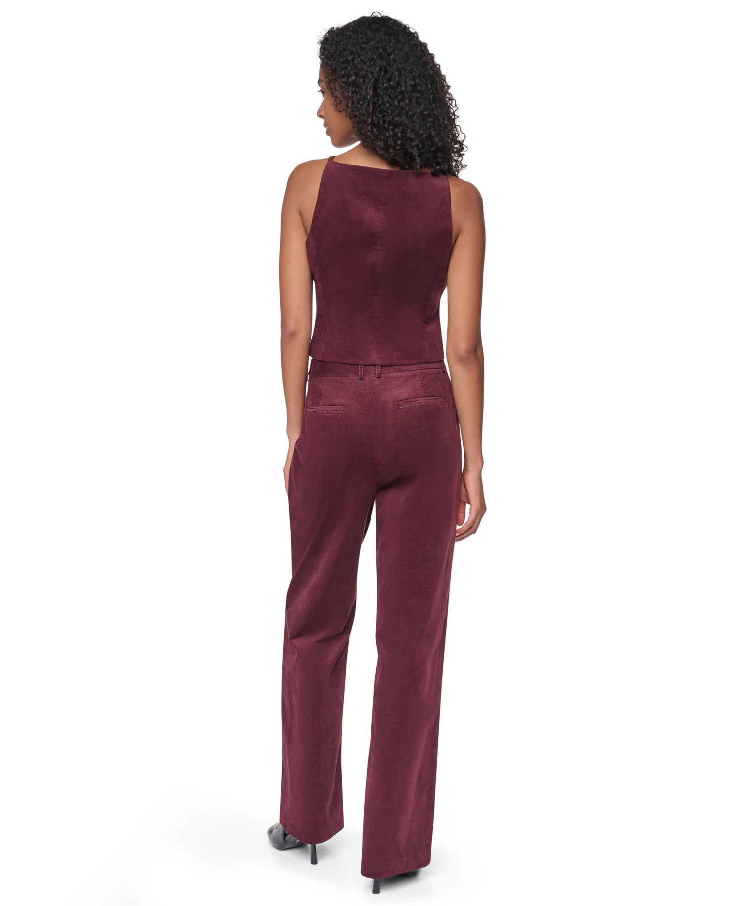 Women's Button-Front Tailored Vest