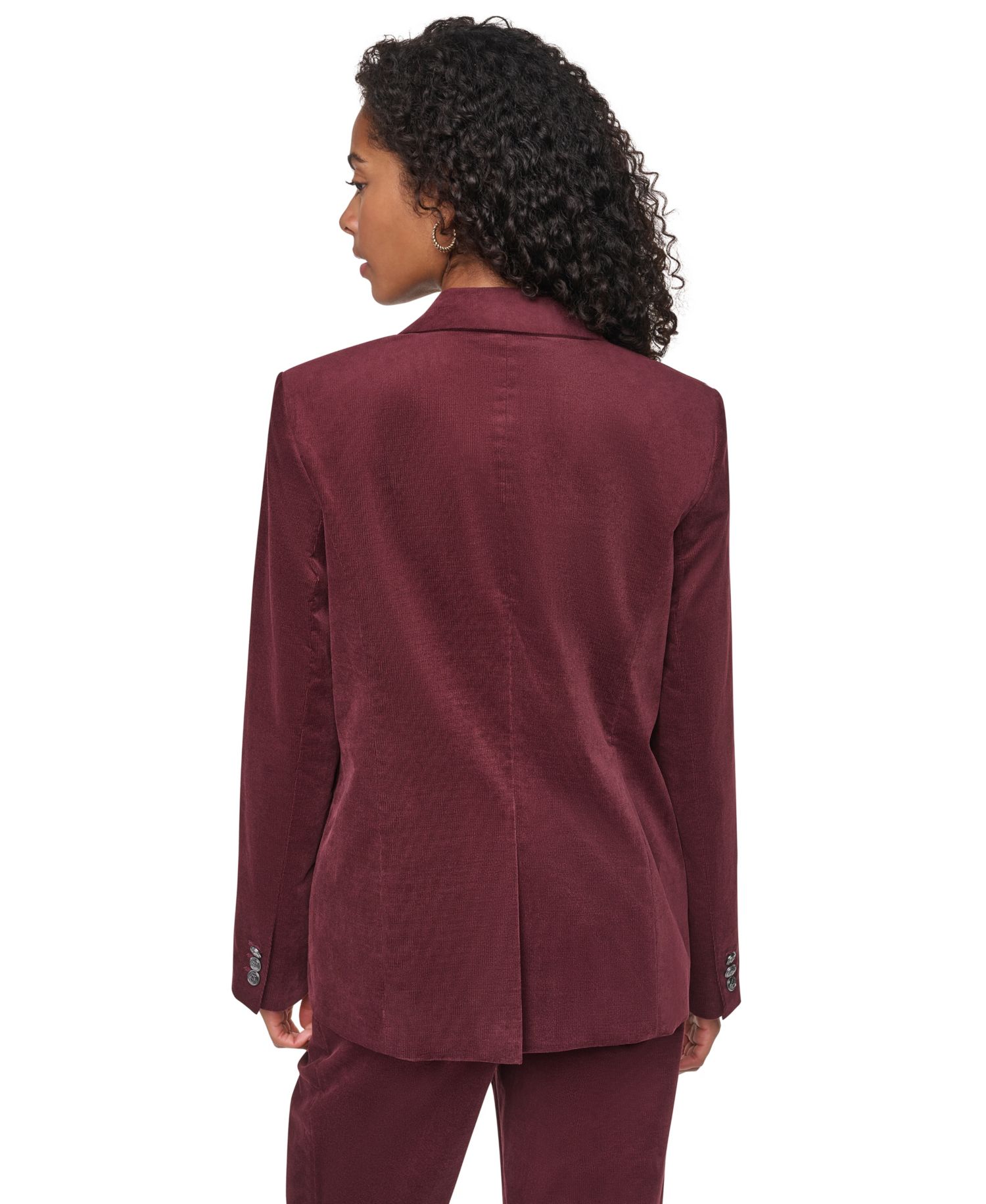Women's Stretch Corduroy Tailored Blazer