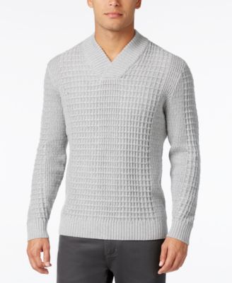 Alfani Men s Textured Shawl Collar Sweater Created for Macy s Macy s