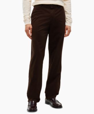 Men's Regular-Straight Fit Stretch Chino Pants