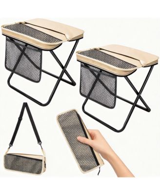 Portable Folding Stools Anti-pinch Camping Seat