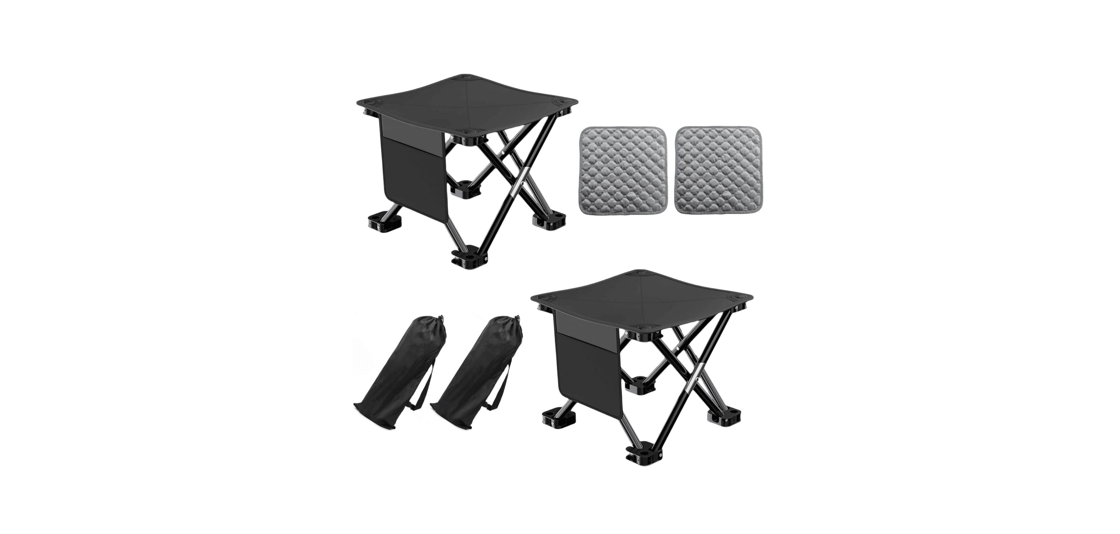 Aofar Portable Camping Stool Collapsible Outdoor Seat