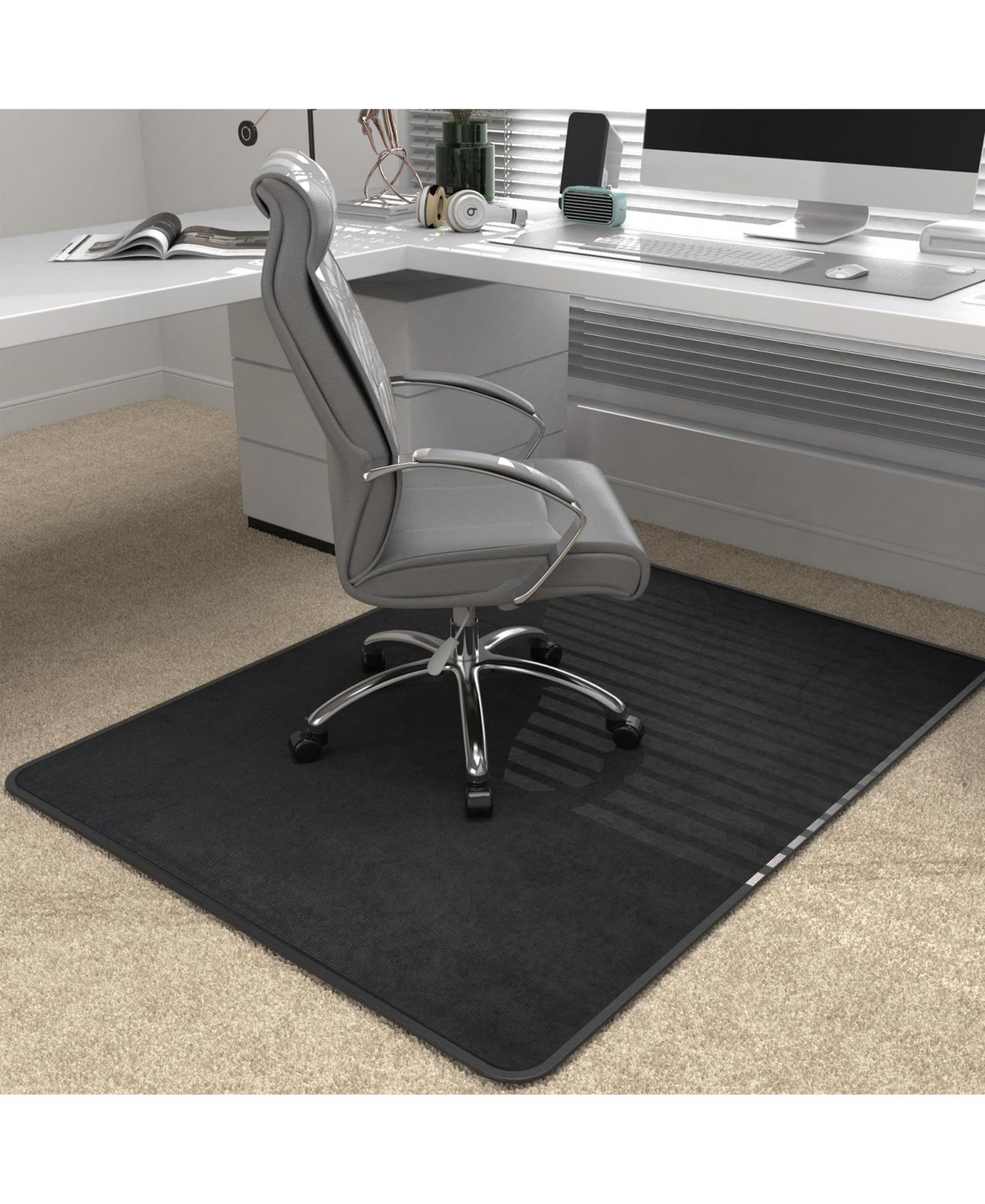 Danrong Large Non Slip Office Chair Mat For Hardwood Floors And Tile Easy Clean