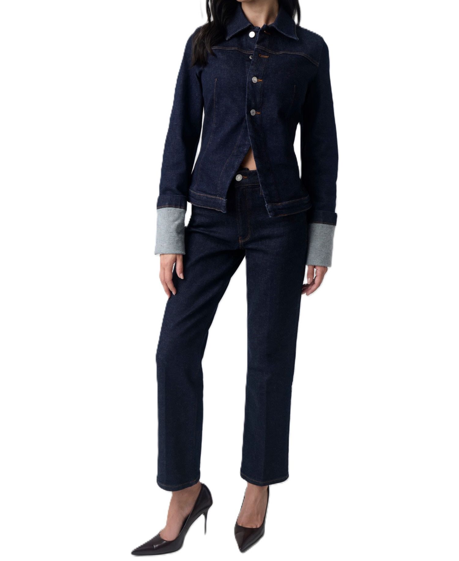 Women's Madeline Cropped Denim Jacket