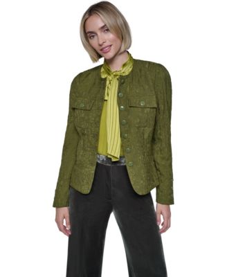 Women's Fitted Rounded Shoulder Jacket