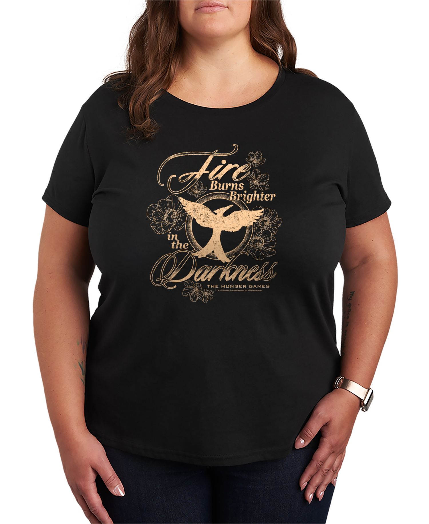 Plus Size Graphic Crewneck T-Shirt
