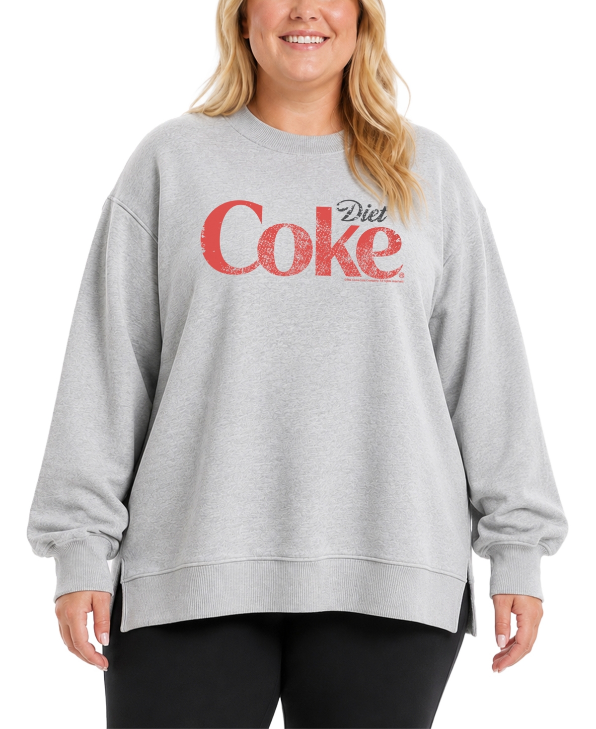 Hybrid Apparel Plus Graphic Oversized Sweatshirt