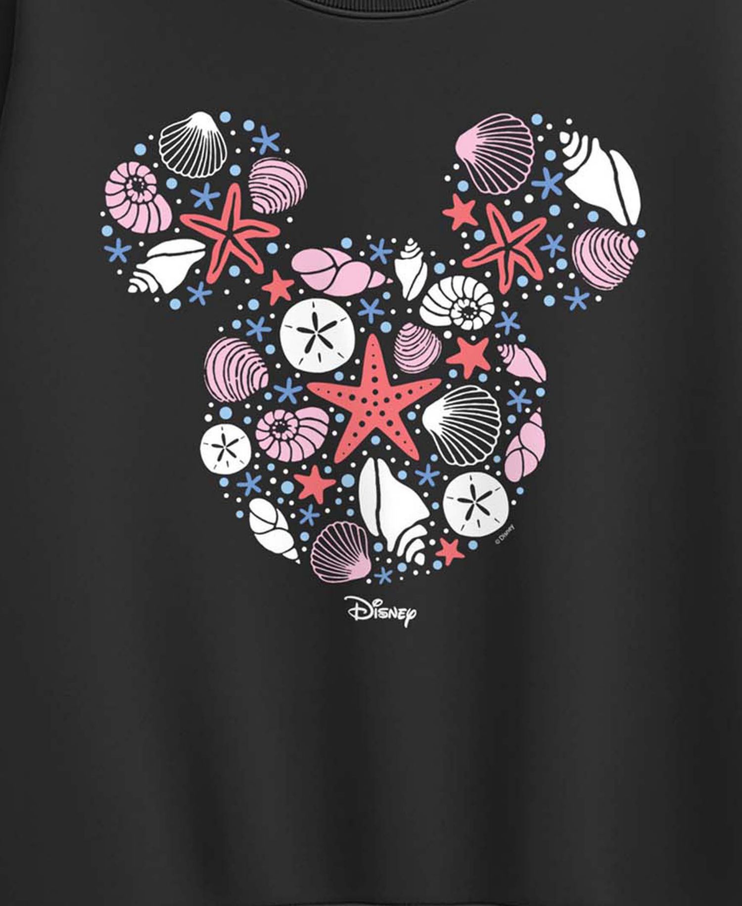 Plus Size Mickey Mouse Graphic-Print Sweatshirt with Ribbed Cuffs and Hem