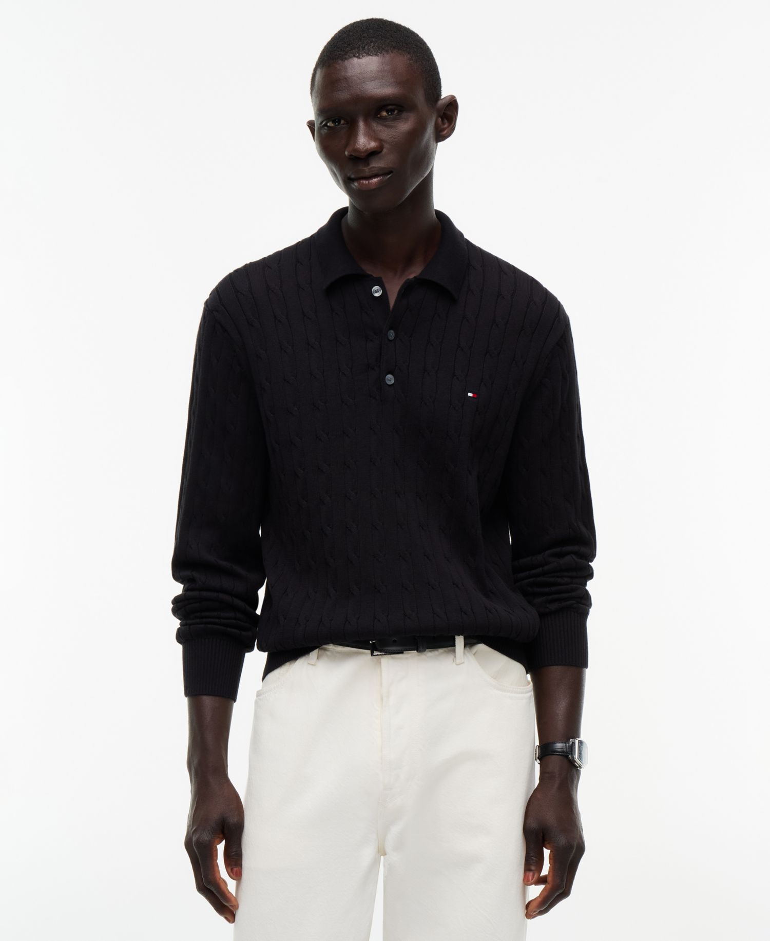 Men's Classic Cable-Knit Regular-Fit Sweater