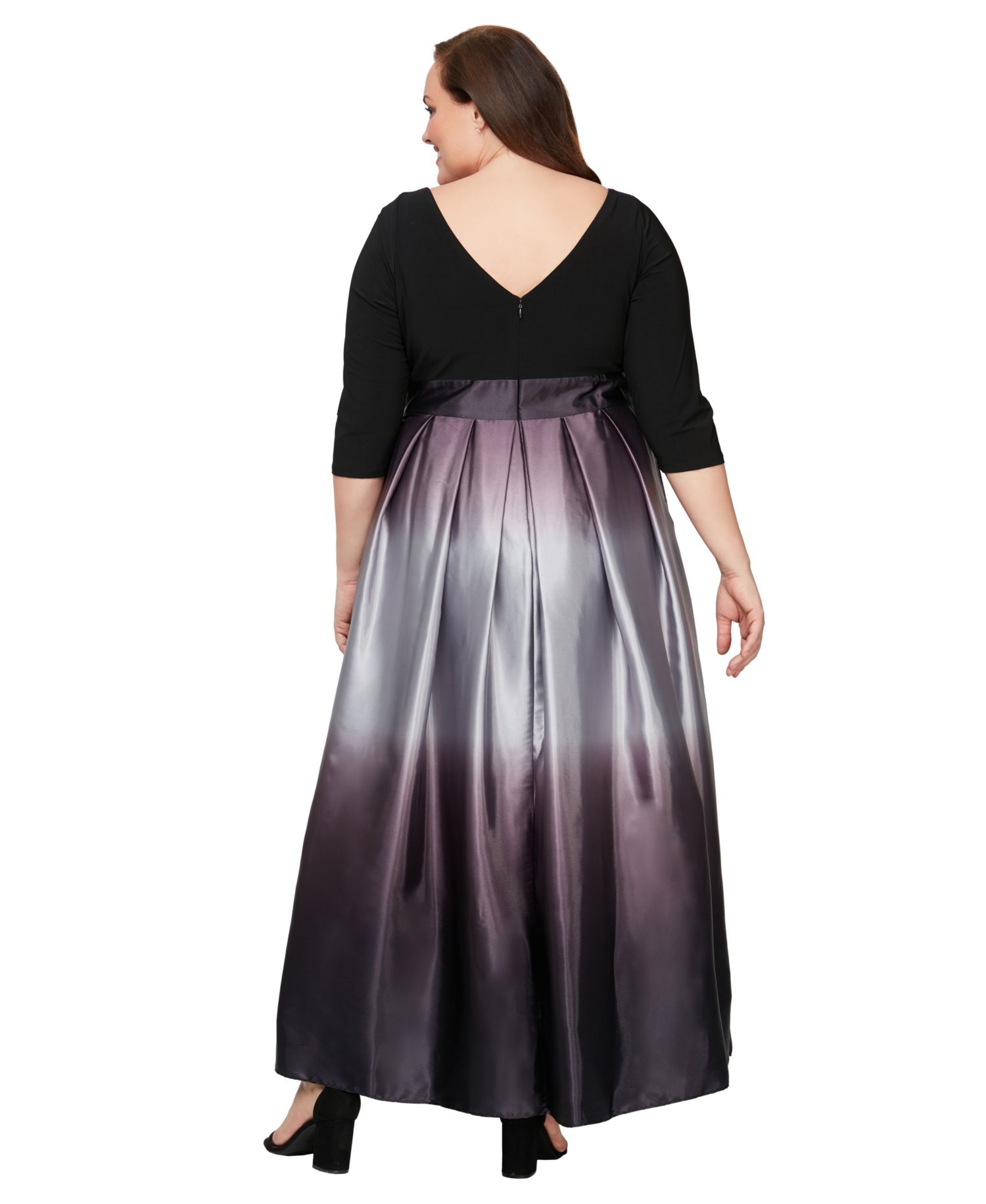 Plus Size Ombr&eacute; Ballgown