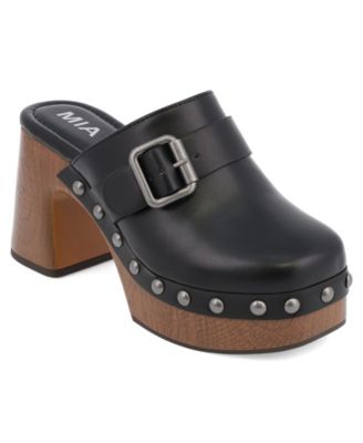 Women's Larina Studded Platform Clogs