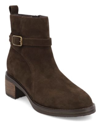 Women's Desmond Block Heel Buckle Booties