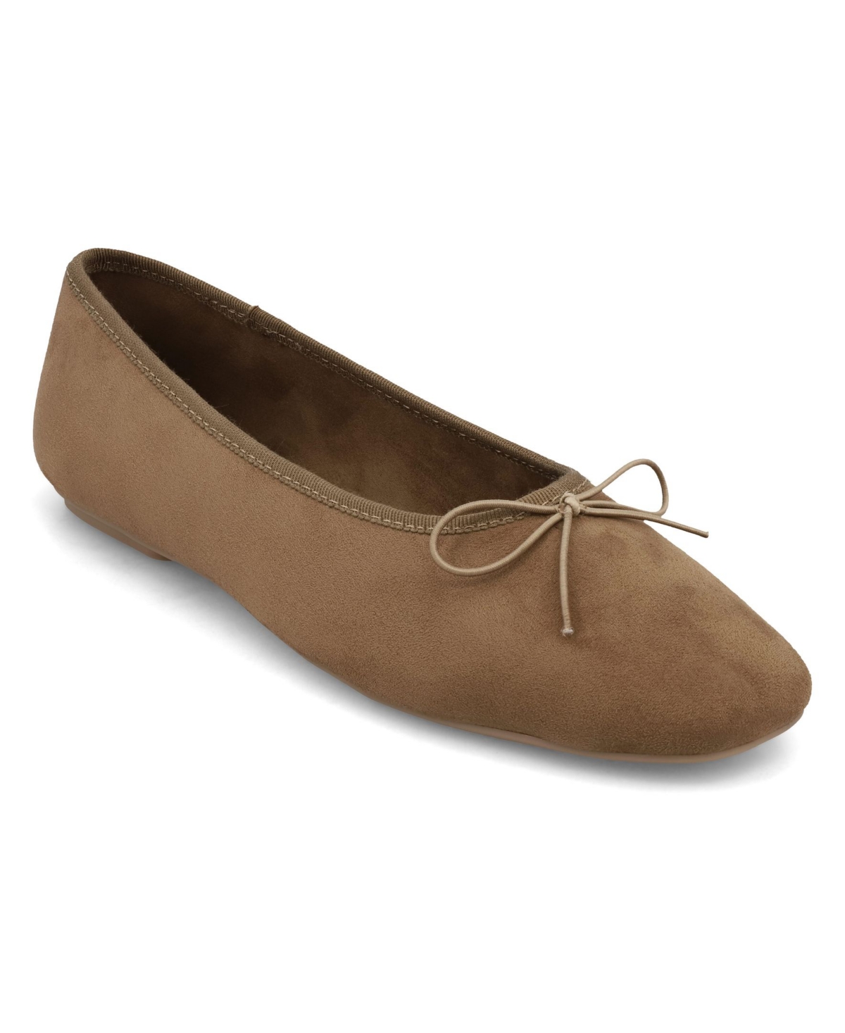 Mia Women's Tinna Bow Ballet Slip-on Flats In Brown