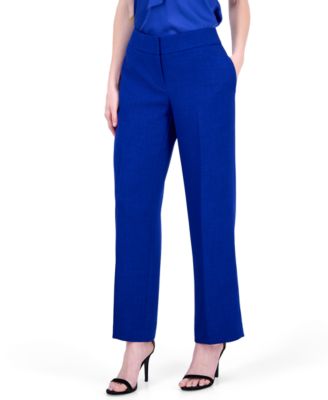 Women's Ava Mid-Rise Wide-Leg Crepe Pants