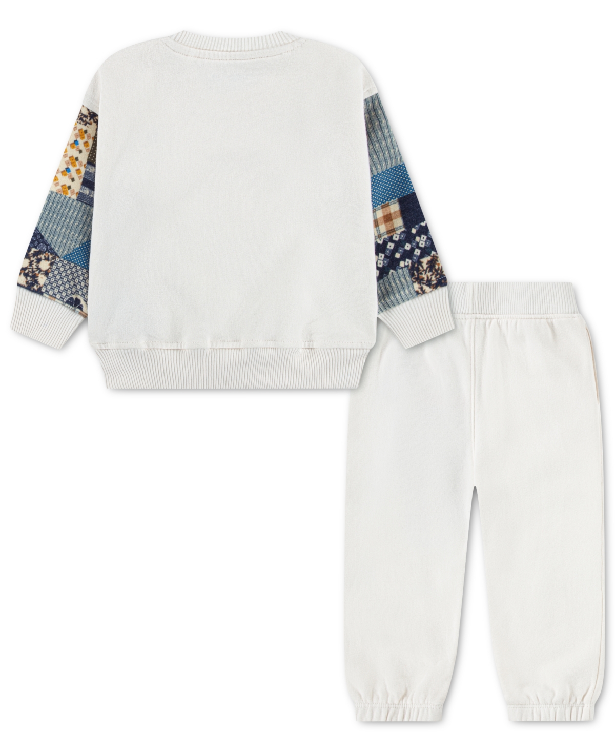 Abercrombie kids Baby Boys Essential Patchwork Crew 2-Piece Set